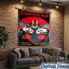 Custom Name Tapestry Cuphead Tapestry, Unique Design Tapestry, Suitable for Bedroom,Livingroom, Playroom,Heartwarming Fan Holiday Gifts