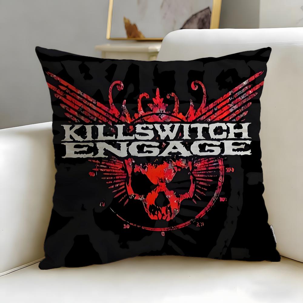 Классическая группа Killswitch Engage Наволочка Мягкая Легко стираемая Подушка Универсальная для Дивана Кровати Путешествий и Офиса
