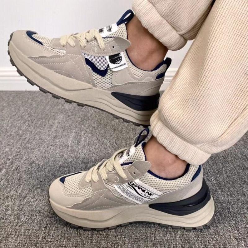 Breathable Korean Style Sneakers Women Simple Comfortable 2024 New Fashion Thick Bottom Wear Resistance Autumntime Casual Shoes