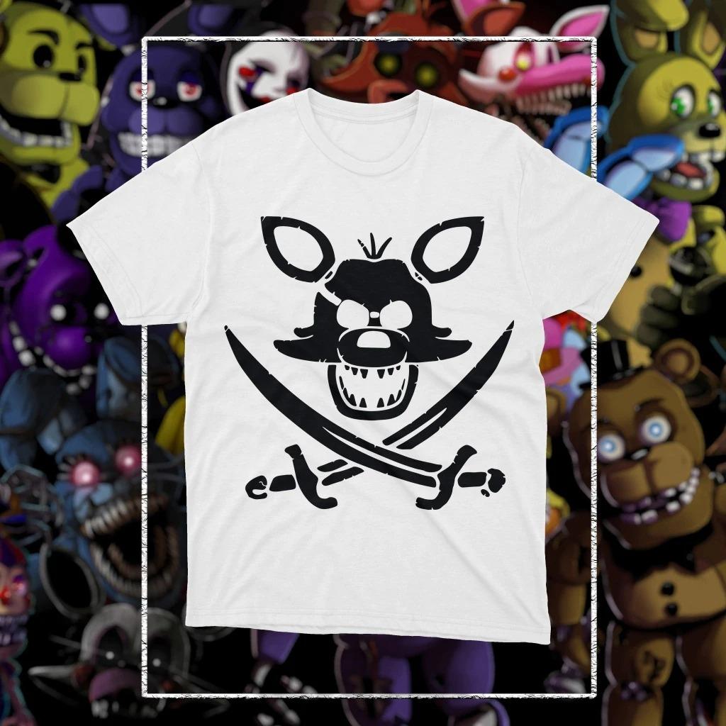 Five Nights At Freddy's FNAF Graphic T-Shirt Oversized Unisex O-Neck Cotton Short Sleeve Y2k Popular Streetwear Tee Clothing High Quality Tops