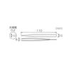 HOZAN Precision 110mm 8mm Opening Tip Tapered Tip P-656 Tweezers, Non-magnetic, Length, Width, 0.2mm Width,
