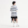 New MLB Drop Shoulder Sleeve T Shirt Unisex Ivory White 3ATSV0433-43IVS