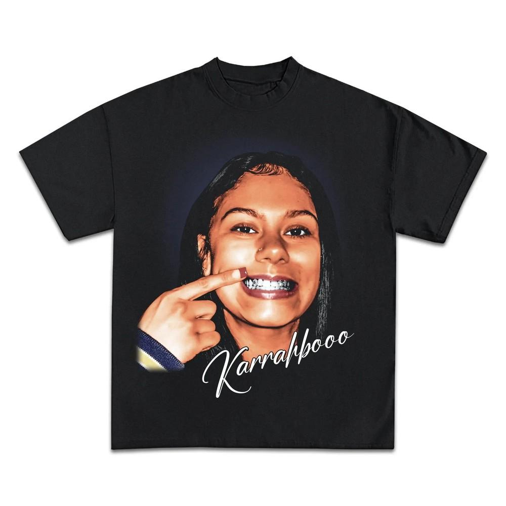 Karrahboo Boxy Vintage Shirt Tee Streetwear Y2K Unisex T-Shirt