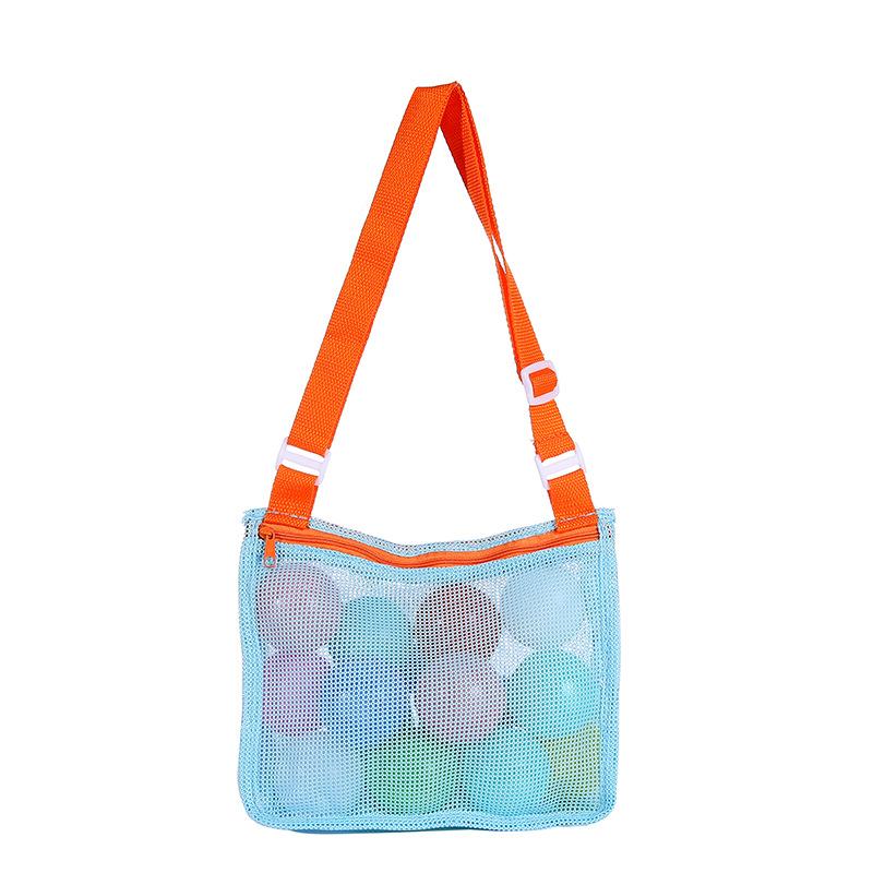 Portable Beach Bag Mesh Swimming Bag For Children Beach Toy Baskets Storage Bag Kids Outdoor Toy Seashell Bags