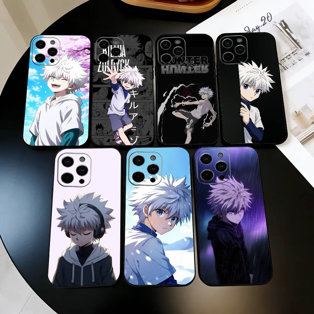 H-Hunter K-Killua Z-Zoldyck H-Hunter-KZ Чехол для телефона Силиконовый Мягкий Для IPhone 17 16 15 14 13 12 11 X XR Plus Pro Max Plus