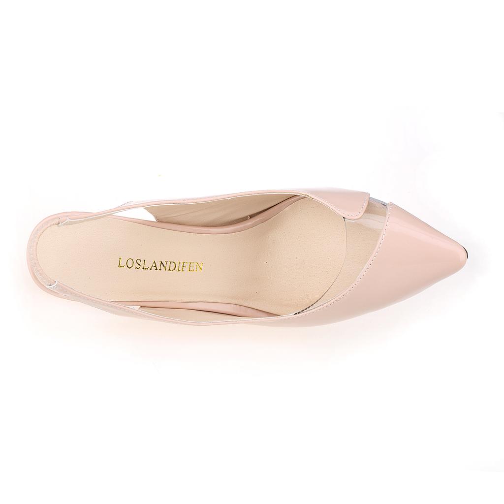 Women Patent Leather Fashion High Heels Pointed Corset Work Pumps Court Shoes Wedding Party Shoes Shoe