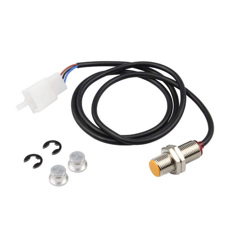 Motorcycle Speedometer and Tachometer Sensor Kit: 2X Magnets & Sensor Wires for Digital ATV Odometer