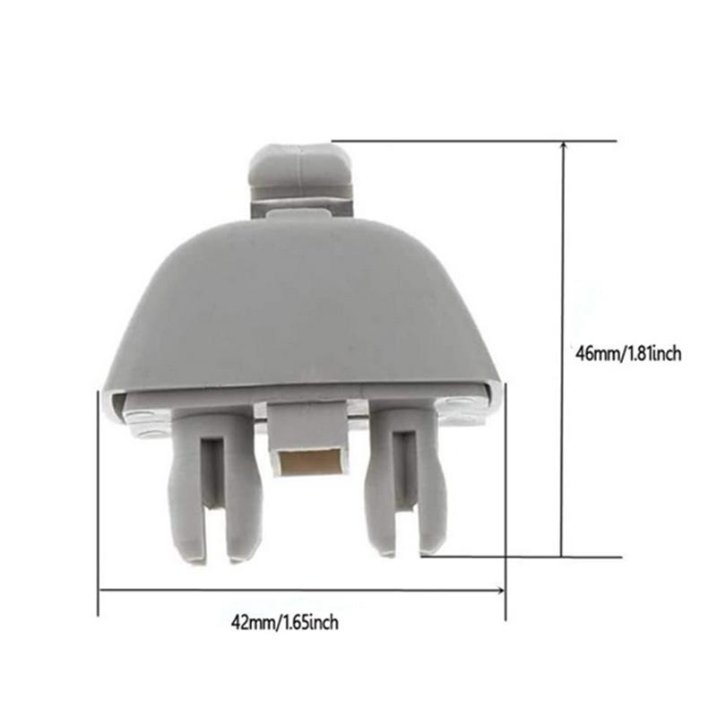 2/10 шт. Для A6 C6 Passat B7 Polo Up Citigo Rapid Seat Mii 6Rd857561Y20 6R0857561Y20 Крючки Держатель клипсы для солнцезащитного козырька