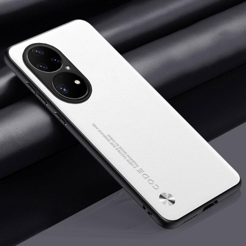 Роскошный чехол из искусственной кожи для Huawei P50 Pro Задняя крышка Силиконовый противоударный Чехол для телефона с полной защитой для HuaweiP50 Pro P50Pro