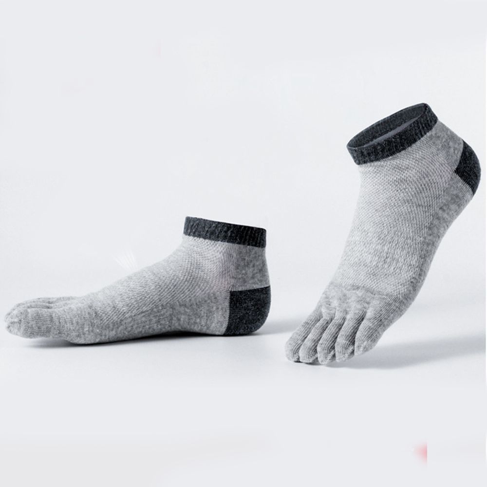 Ankle Breathable Invisible Cotton Toe Socks Five Toe Socks Men's Socks Five-Finger Socks Mesh Socks