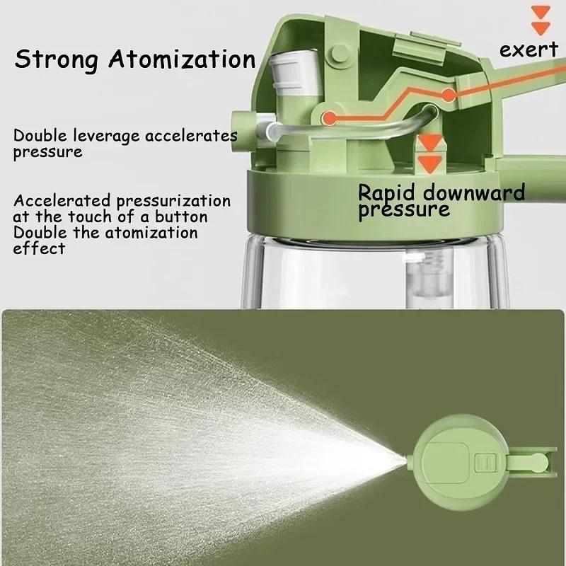 2 в 1 бутылка-спрей для масла, стеклянный кухонный диспенсер для оливкового масла, для приготовления на гриле, банка для масла, уксус для выпечки, соевый соус, спрей-контейнер