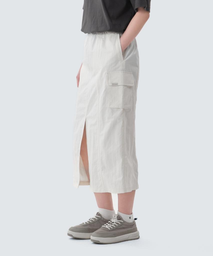 SNOWPEAK APPAREL Юбка-клеш Cample (S25Swcsk11) Сливочно-слоновая кость