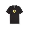 Scuderia Ferrari Logo Design Casual Round Neck Short Sleeve T-Shirt Men T-Shirts Black 623805-01