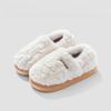 Fashion Couple's Cotton Slippers Winter Women Outdoor Non Slip Warm Plush Shoes Indoor Lightweight Comfortable Soft Sole Men Home Shoes