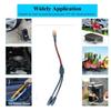 Кабель-адаптер питания XT60I (мама) на двойной DC8mm (мама) 14AWG Для разъемов XT60 Устройства накопления энергии