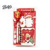 Christmas Stationery Gifts Set for Kids, Santa Claus Snowman Back to School Supplies Patterns Print, Festive Holiday Students Childrens Art Drawing