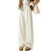 Maytopia Длинные Свободные Большие Размеры Повседневные Уличные Стильные CK1406 Женские Широкие Брюки, Брюки, Спортивные Штаны, Плотные, Посадка, Размеры, Стройнящие, Одежда для Отдыха,