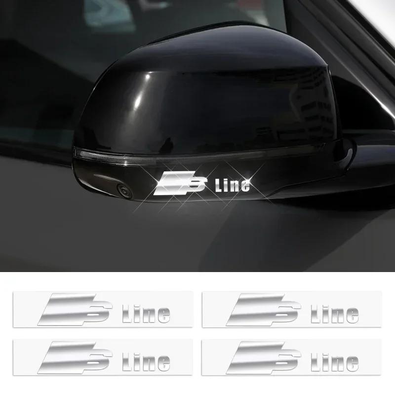 Metal emblem Auto Decor Decals Reflective Car Window Wiper Stickers For q2 Sline S3 A1 A3 A4 A5 A7 A8 Q3 Q5 Q7 TT Accessories