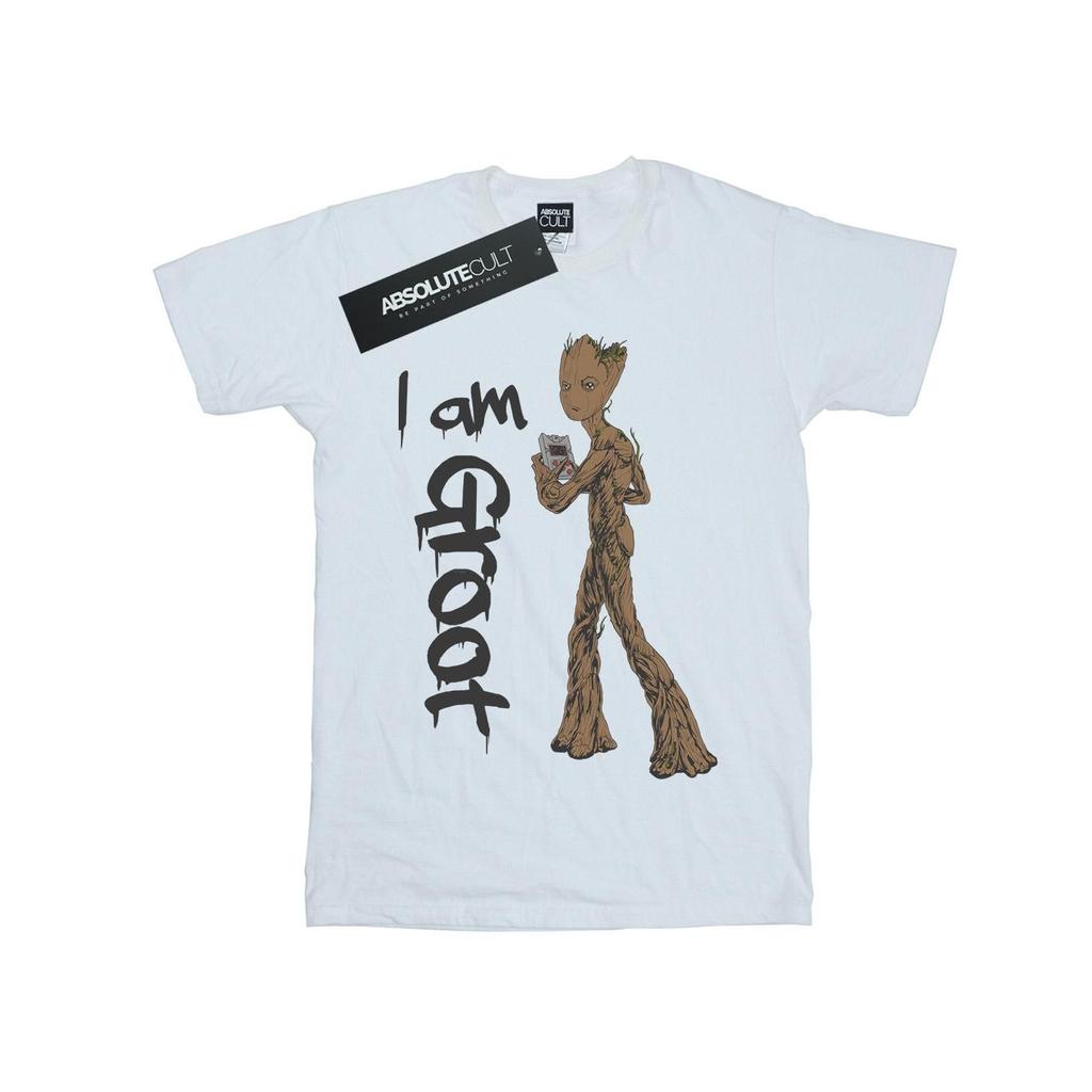 Marvel Мужская футболка с граффити Groot «Мстители Бесконечная война»