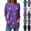 Tee Shirts For Women Fall Casual Long Sleeve Shirts Sweatshirt Top Pullover