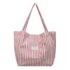 Foreign style texture niche large-capacity bag women's fashion 2025 summer new foreign style canvas shoulder tote bag