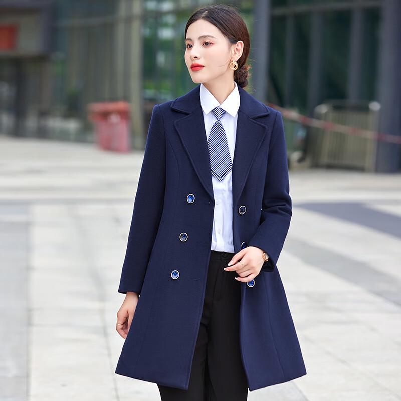 Women's Professional Wool Blend Uniform Coat