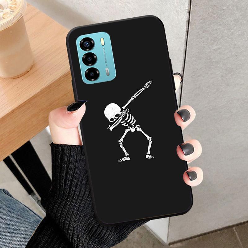 Чехол для ZTE Blade V40 Vita 8045 6.75" Животный Мультяшный Мягкий Силикон Funda для ZTE Blade V40 Vita Чехол для Телефона V40Vita Черный Coque