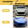 For Subaru WRX STI IMPREZA BRZ 2013 2014 2015 2016 2017 2018 Automobile Front Bumper Splitter Lip Front Spoiler Board Body Kit