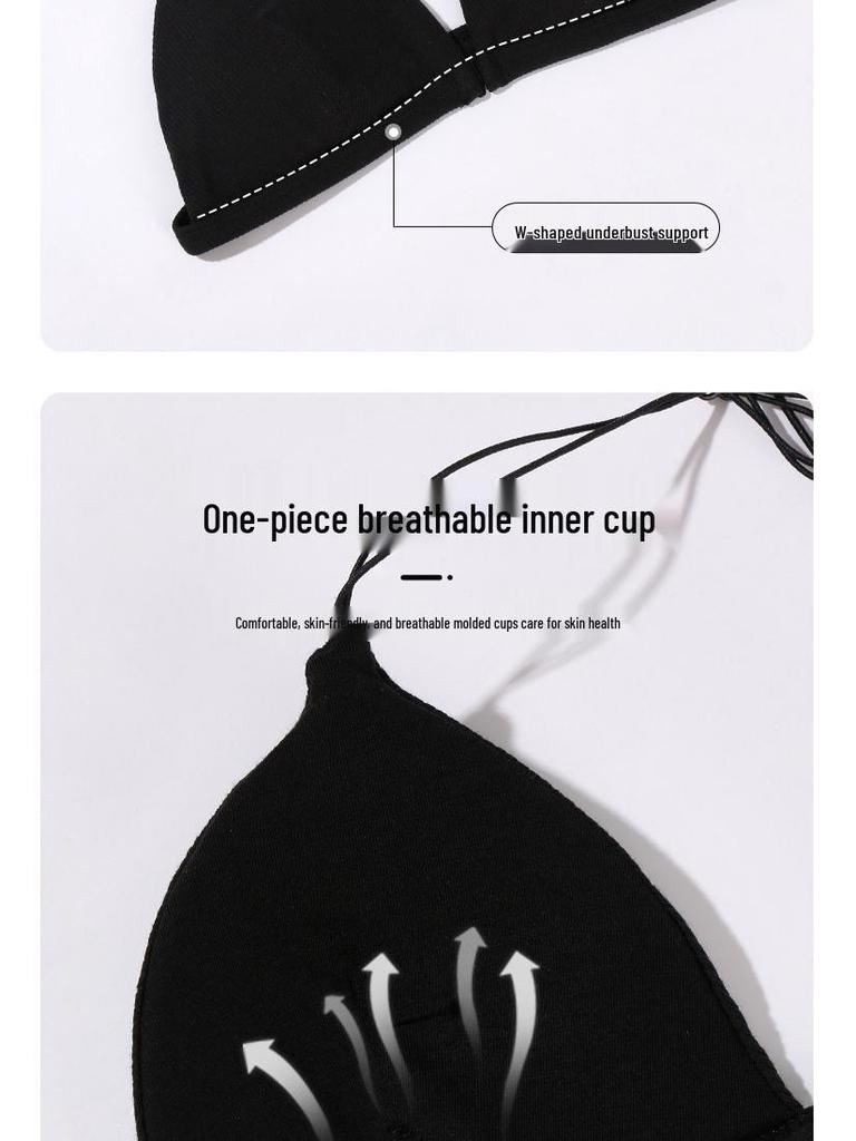 Женский сексуальный французский комплект бюстгальтера с треугольными чашками и передней застежкой, на тонких бретелях, с красивым дизайном спины