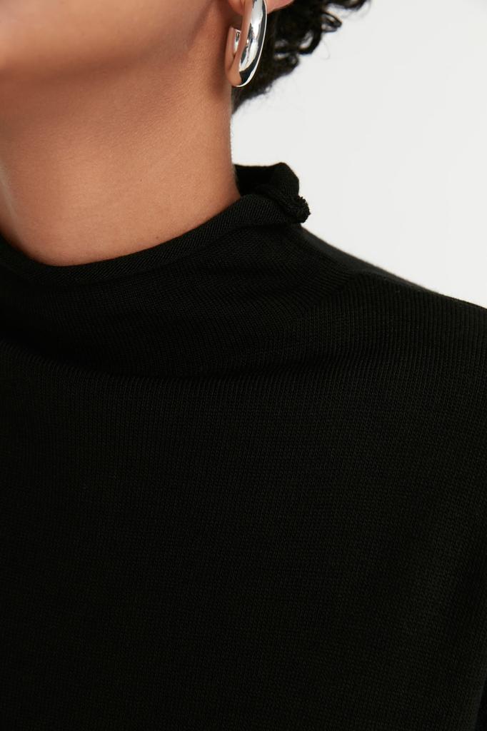 Women's Hijab Dress New Season Fashion Camel Turtleneck Knitwear Dress