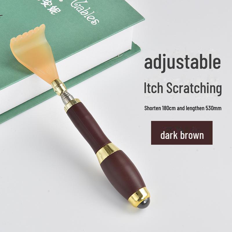 Телескопическая чесалка для спины из нержавеющей стали с магнитным массажем