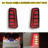 2PCS Reflector for Toyota Vellfire ALPHARD 2016 2017 2018 LED Rear Fog Lamp Bumper Light Auto Brake Light Turn Signal