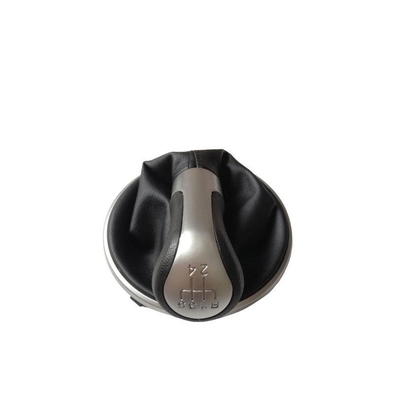 Car Gear Shift Knob Silver Cap For Skoda Fabia II 2007 2008 2009 2010 2011 2012 Car Styling Accessories