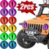 Beast Eye Car Light Sticker for Jeep Wrangler Off Road Vehicle 3D Beast Eyes Headlight Decoration Sticker Styling Modification