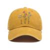 Vintage Printed Baseball Cap Casual Snapback Cap Retro Dad Sun Hat  Hiking