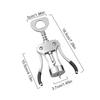 Wing Corkscrew Wine Bottle Opener - 1pc Stainless Steel Zinc Alloy, Premium Multifunctional Wine Opener, Bottles Tool