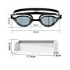 Противотуманные водонепроницаемые очки для плавания HD Очки для плавания Регулируемый ремешок