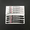 4Pcs GR Sport Gazoo Racing Car Wheel Hub Sticker Rim Decal for Corolla 86 Supra RAV4 Yaris CHR Prius Camry Avensis Accessories