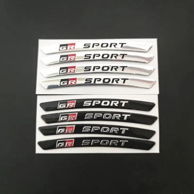 4 шт. Наклейка на ступицу колеса автомобиля GR Sport Gazoo Racing Декаль на обод для Corolla 86 Supra RAV4 Yaris CHR Prius Camry Avensis Аксессуары