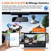 3-Channel 4K Dash Cam - Triple Recording, Night Vision, Wide Angle, WiFi, Phone Sync, Parking Monitor
