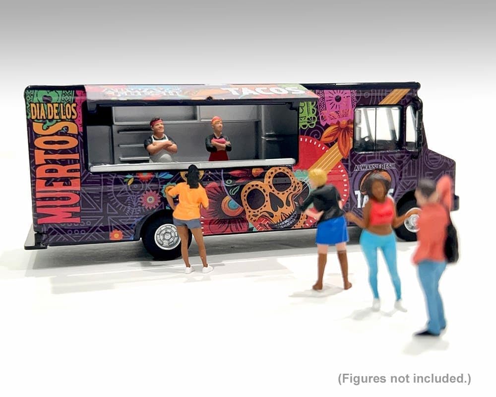 American Diorama Food Truck Taco Shop American Diorama Food Truck Taco Truck DOTD 1/64 [Item]
