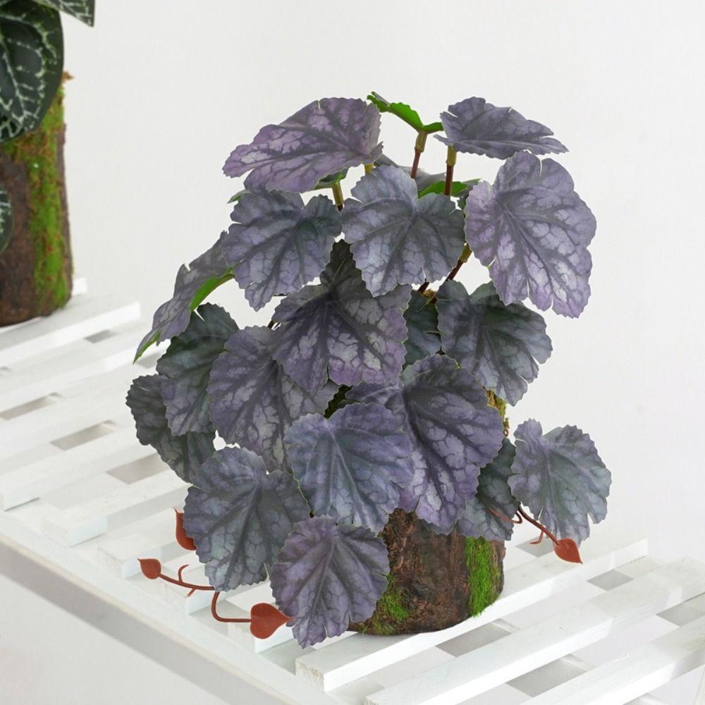 23 листа зеленых горшечных растений большая шелковая черепаха спина бамбуковые листья домашний садовый декор