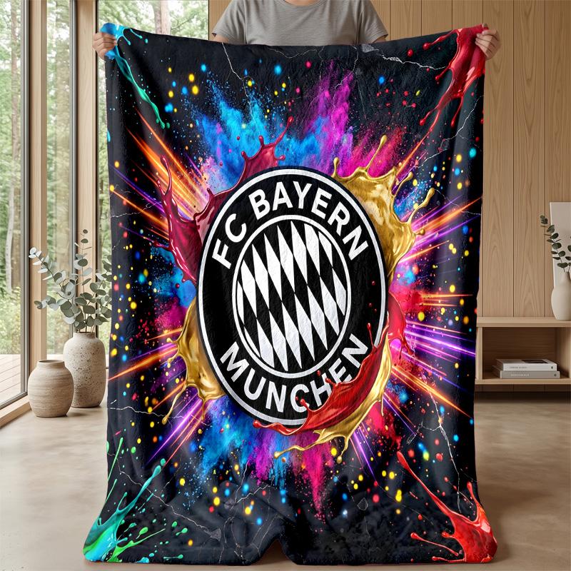 Bayern Munich Theme blanket Soft Flannel Blanket Plush Throw Blanket Cozy Sofa Bed Blanket for Home Decor