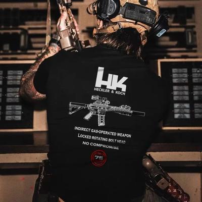 Y2k Американская Свободная Печать Мужская Футболка для Военных Фанатов Летняя Хлопковая Футболка с Коротким Рукавом и Круглым Вырезом Оверсайз Удобный Топ для Отдыха на Открытом Воздухе