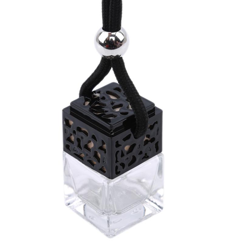 Air Freshener Ornament Perfume Bottle Pendant Glass Bottle Car-styling Essential Oils Auto Car Perfume Bottle Hanging