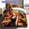 Nami Pattern Bedding Quilt Set  Home Decoration  Gift (1 * duvet cover + 2 * pillowcase  without core)