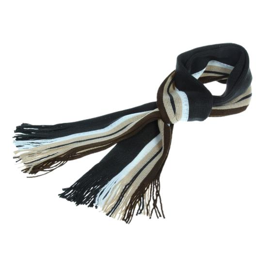 Мужской шарф популярный утолщенный уютный контрастного цвета длинная повседневная одежда