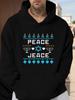 Peace Hanukkah Symbols Arrangement 250g Casual Hoodies