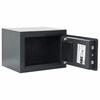 Digital Safe with Lock Dark Gray 23 x 17 x 17 cm Steel