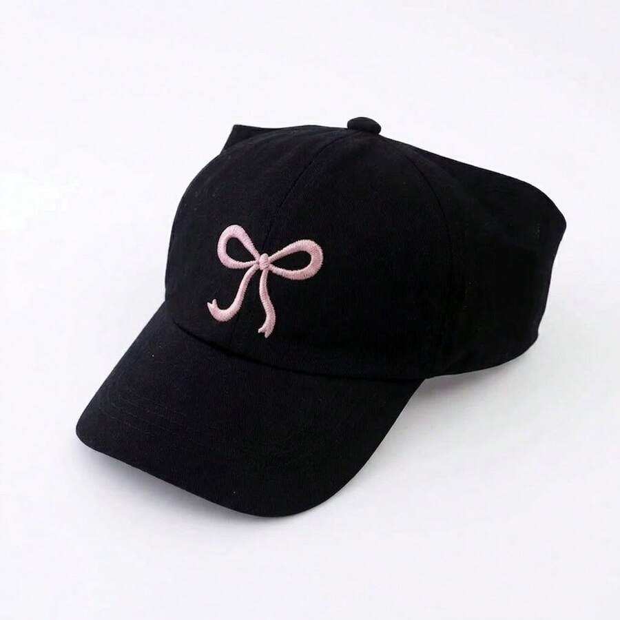 Женская бейсболка с вышивкой бабочки, однотонная кепка-snapback, для весны, лета, улицы, защита от солнца